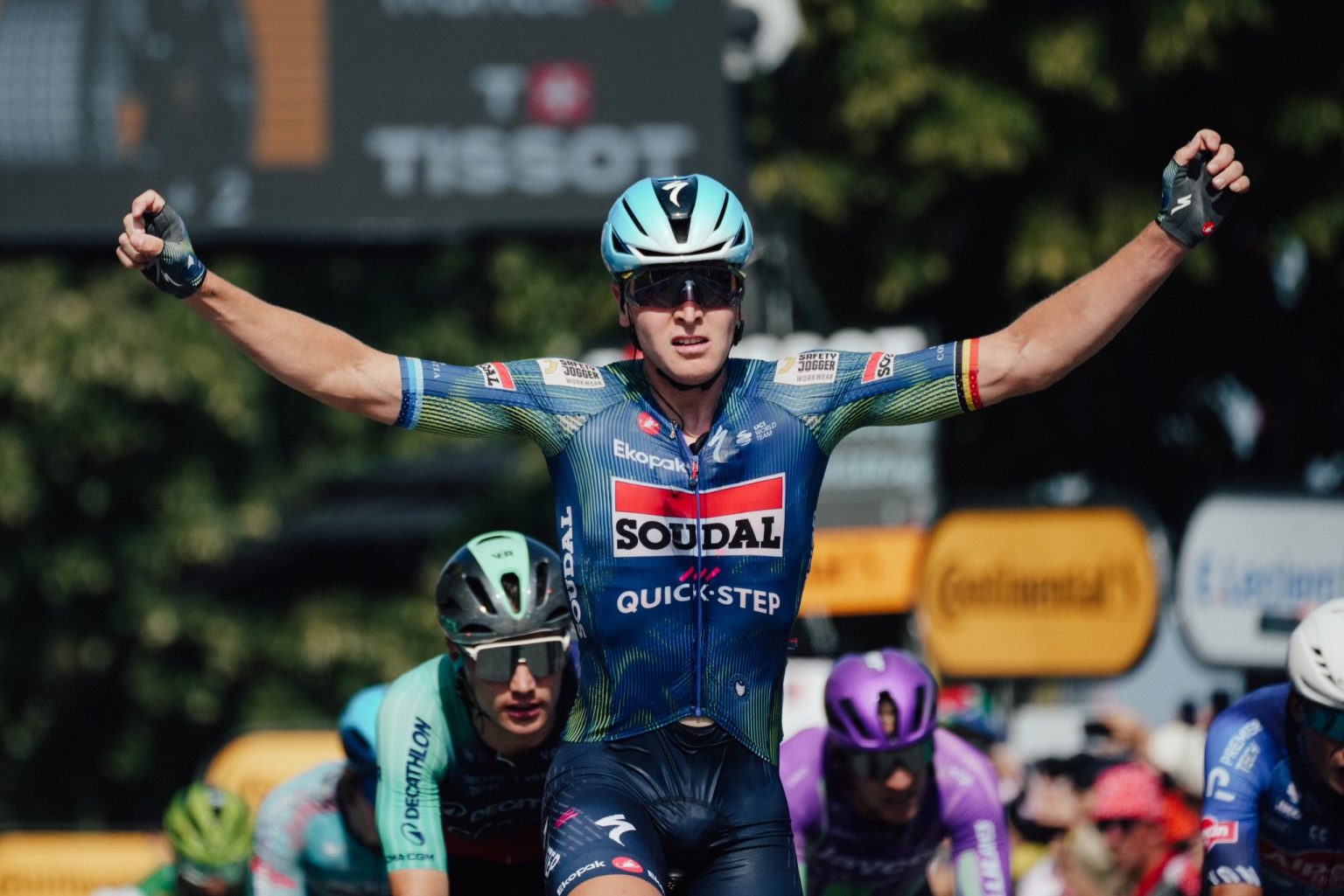 LA QUOTIDIENNE DU TOUR DE FRANCE ( Étape 8 / 21) Merlier intouchable, le numéro héroïque et cruel de Liam Slock !
