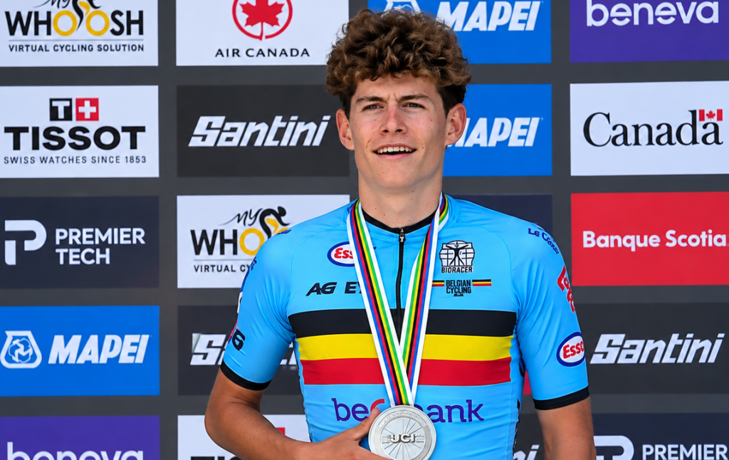 VIC DE SMET décroche l’argent pour sa 1ère année junior. Enorme !