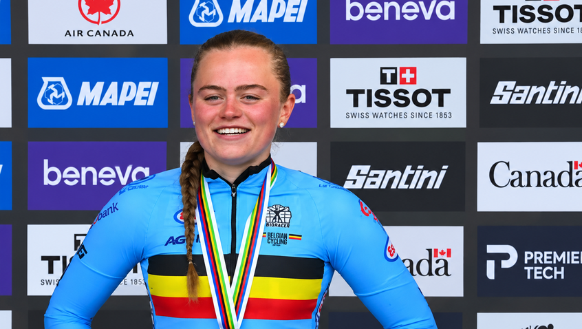 EXPLOIT DE YANA DECRUYENAERE : vice-championne du monde de chrono U19 !